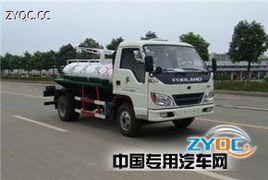 虹宇牌HYS5040GXEB型吸糞車 福田輕卡底盤的多利卡實(shí)用之選